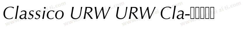 Classico URW URW Cla字体转换